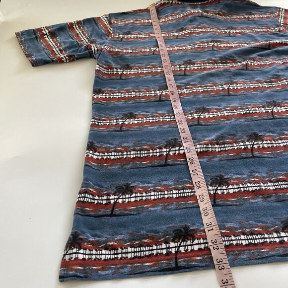 Vintage Tabasco Hot Sauce Polo Shirt Men's XL All Over Print Ocean Beachy Retro‎ - Picture 5 of 10